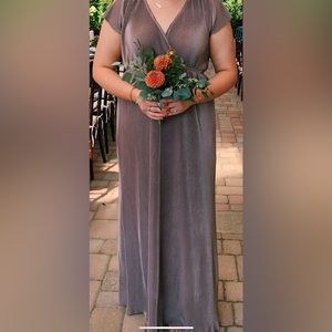 Baltic Born Bridesmaid Dress (size XL) (color: gold, neutral)